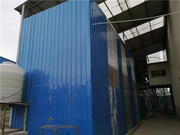 封(fēng)閉後的和料倉(cāng)